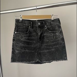 Express Size 0 denim mini skirt